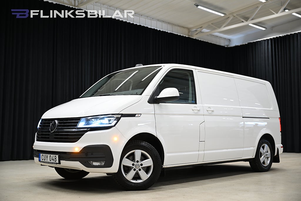 Volkswagen Transporter 4Motion 150HK L2|Servicebil|Nedlackad|LED|Dubbelgolv