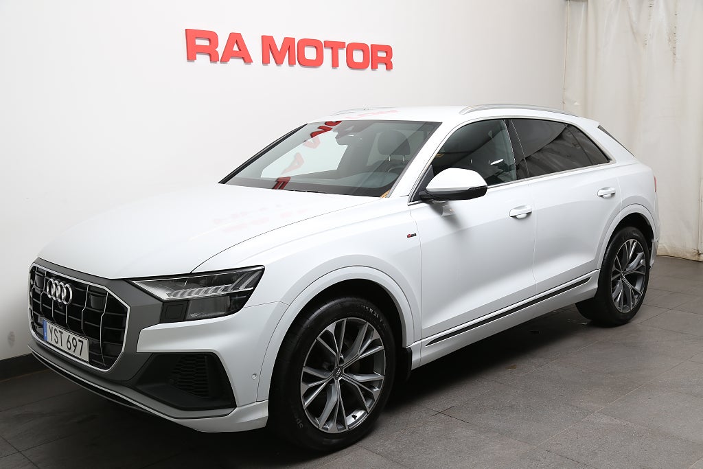 Audi Q8 50 TDI Quattro S-Line | B&O | Drag | 360° | Värmare 2019