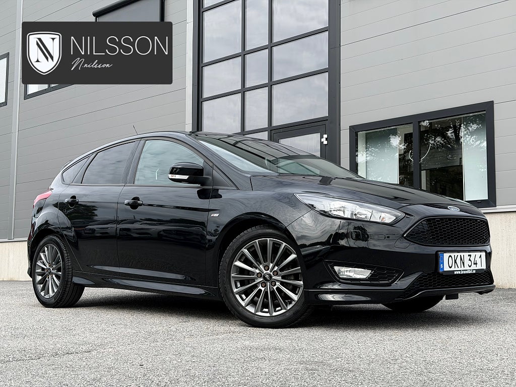Ford Focus 1.0 125hk ST-Line Titanium 1 Ägare 360kr skatt Lågmil