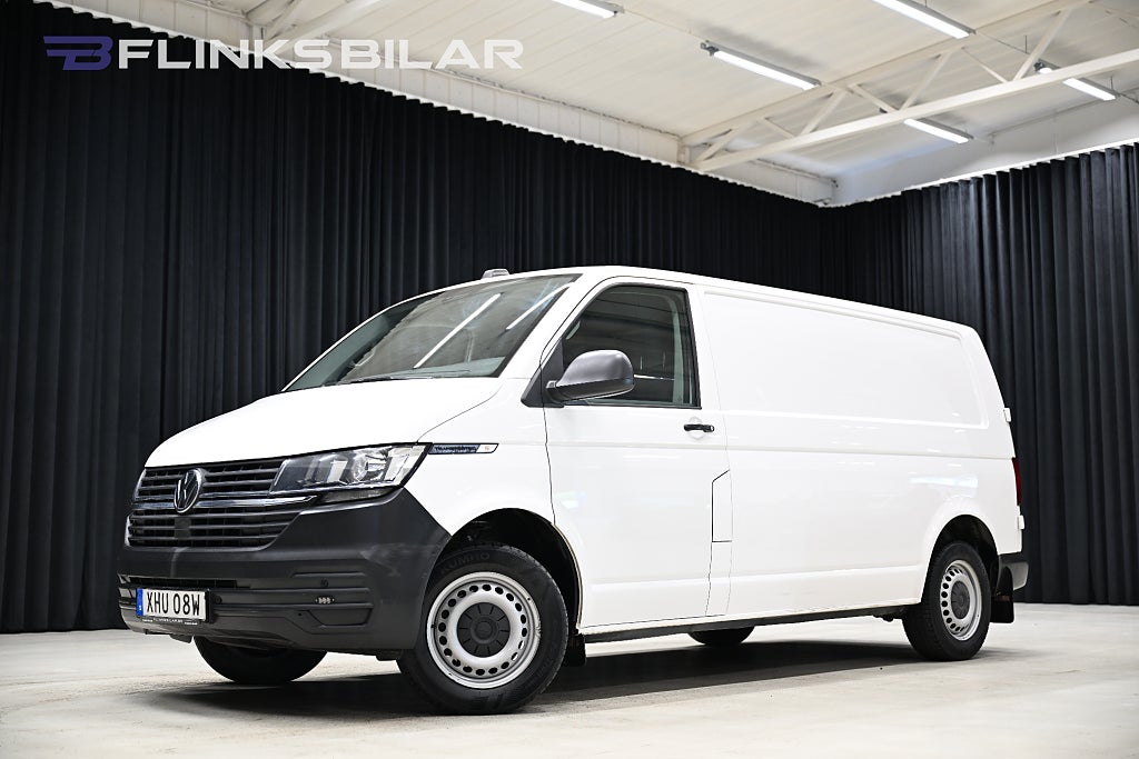 Volkswagen Transporter TDI DSG 150HK L2|Lång| Drag|Värmare|GPS|PDC|Leasbar