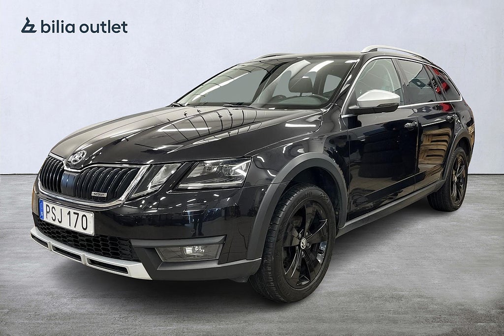 Skoda Octavia Scout 2.0 TDI SCR 4x4 Premium 150hk Dragkrok Backkamera Navi