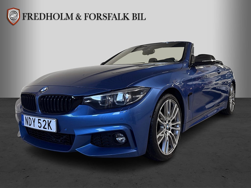BMW 420 i 184HK Aut M Sport Navi 360° HiFi Airscarf Svensksåld