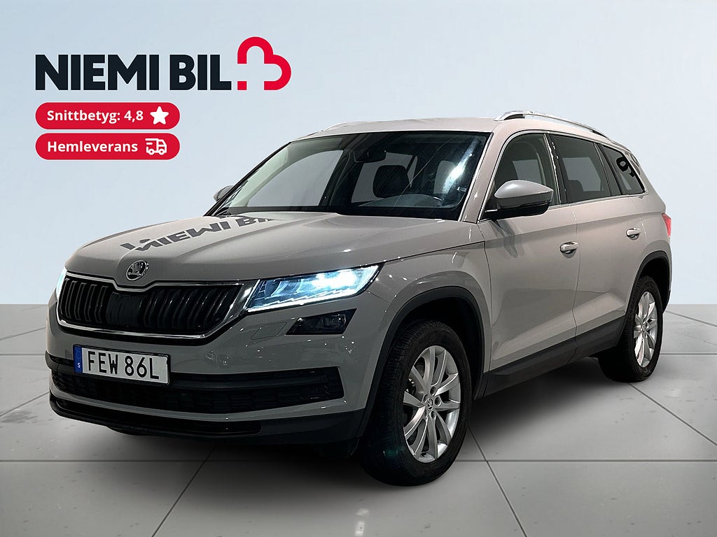 Skoda Kodiaq 7-Sits 2.0 TSI 4x4 Drag Kamera Skinn Pvärm Canton SoV
