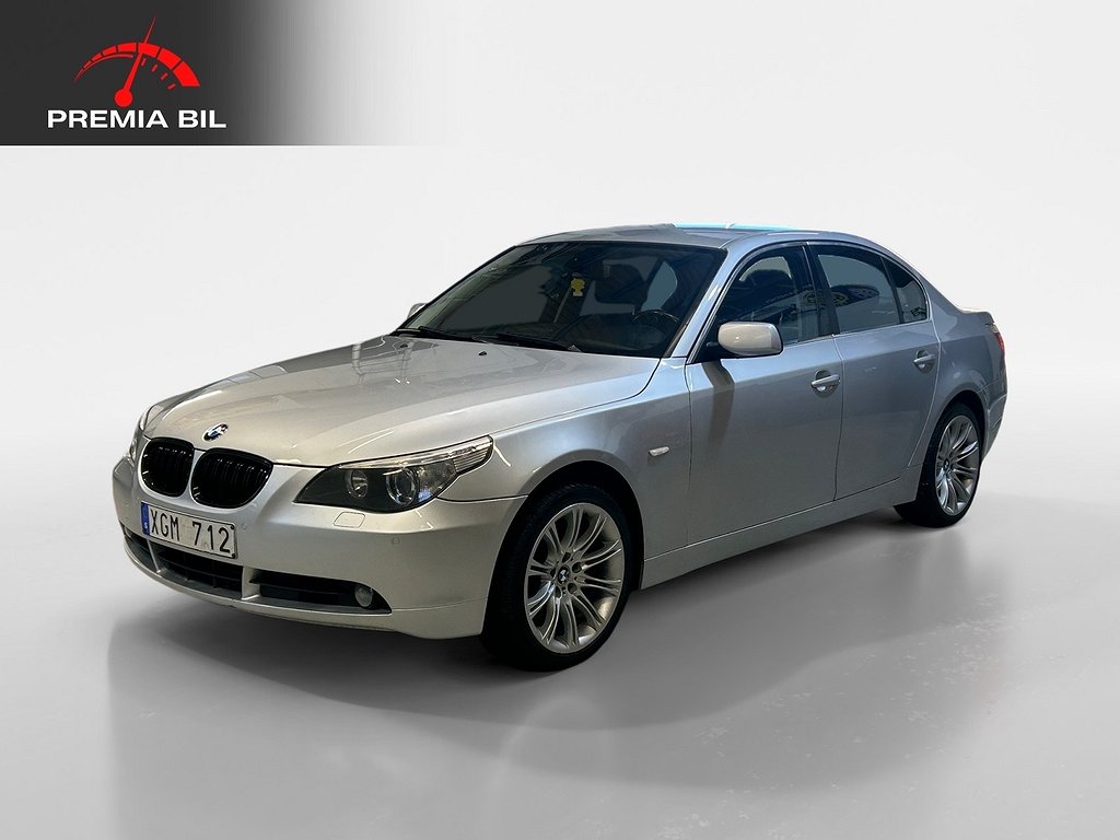 BMW 525 xi Sedan 218hk Nybesiktigad Nyservad Skinn