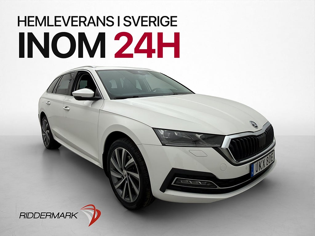 Skoda Octavia iV Style Drag Värmare Pano Cockpit Navi