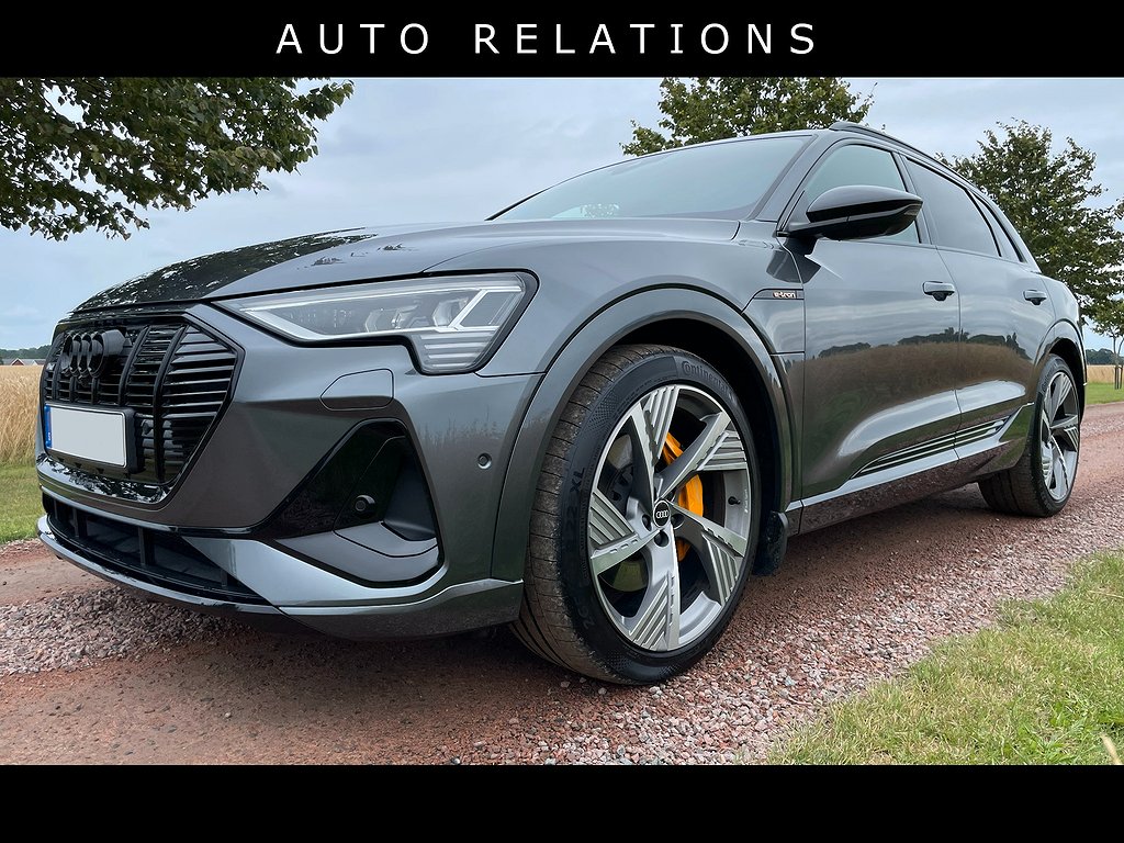 Audi E-Tron 55 408Hk Q/S-LINE/NAVI/Drag/1 Ägare/Momsbil/SE SPEC/Svensksåld