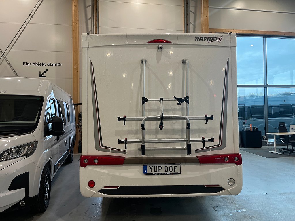 Rapido 850 F / B-körkort / Taksäng / Solcell / 5 bältad - Rapido