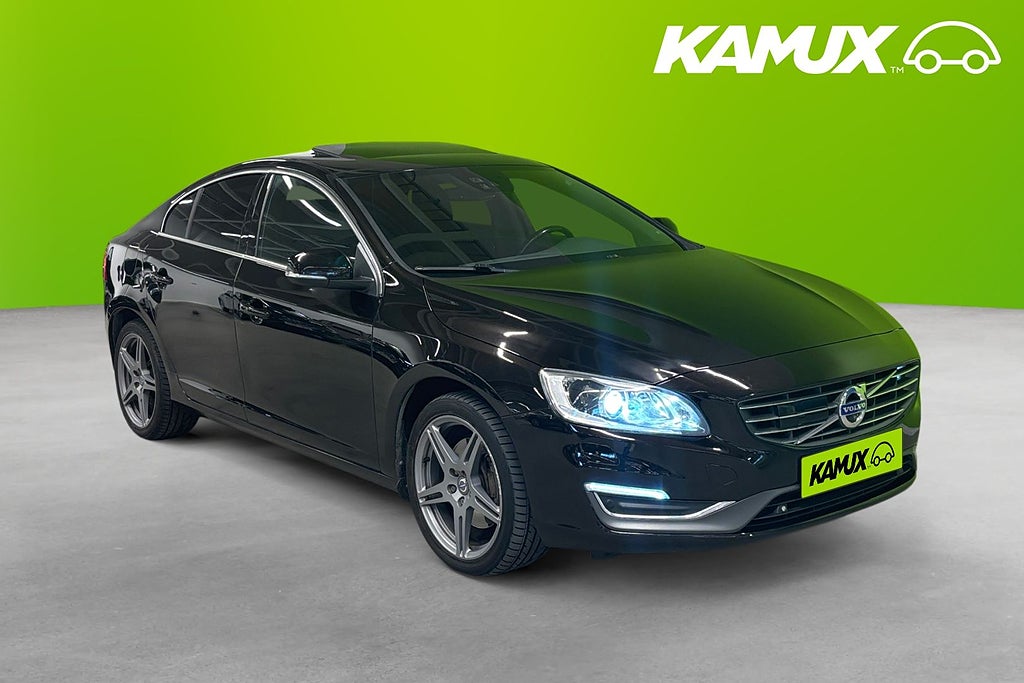 Volvo S60 Summum Polestar D5 AWD H/K Värmare T-Lucka B-kamera BLIS Helskin