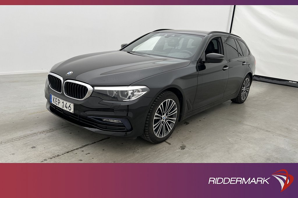 BMW 520 d Touring 190hk Sport line Kamera Skinn Drag MOMS