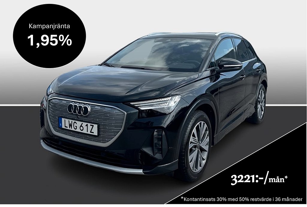 Audi Q4 e-tron 50 QUATTRO / DRAGKROK / KAMPANJRÄNTA 1,95%