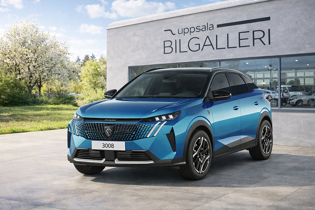 Peugeot 3008 GT PHEV el räckvidd: 85km &  55L tank PRIVATLEASING