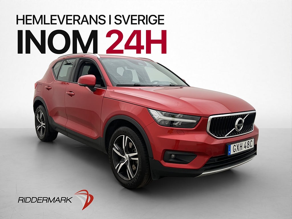 Volvo XC40 T4 AWD Momentum Adv H/K  360° Dragkrok Läder