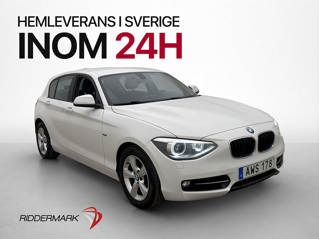 BMW 118 d 143hk Sport line Dragkrok Bluetooth Sensorer