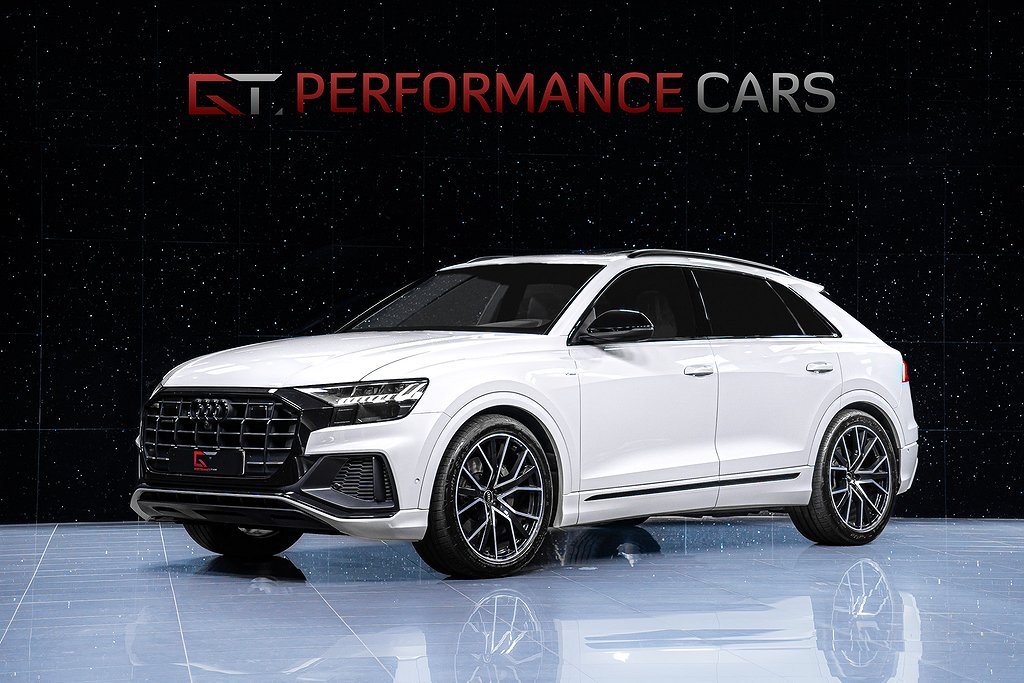 Audi Q8 50 TDI S-Line Pano B&O 22" Matrix 360° Drag Värmare