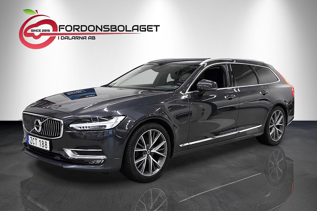 Volvo V90 D4 Inscription VOC Drag Värmare Kamera Navi Nyservad