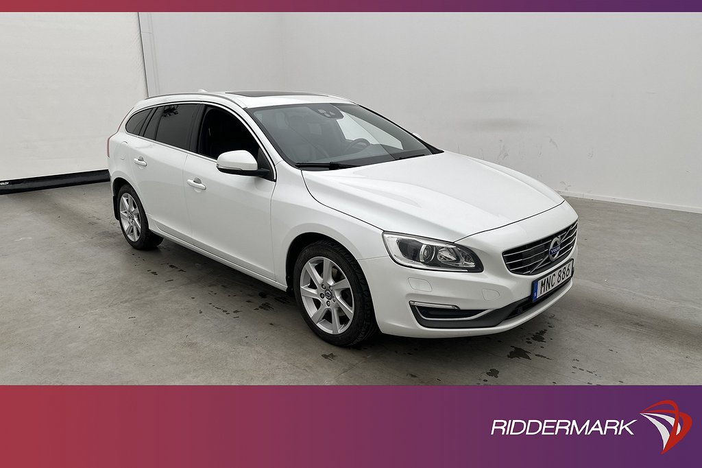 Volvo V60 D4 181hk Summum Pano VOC Värmare BLIS Skinn Drag