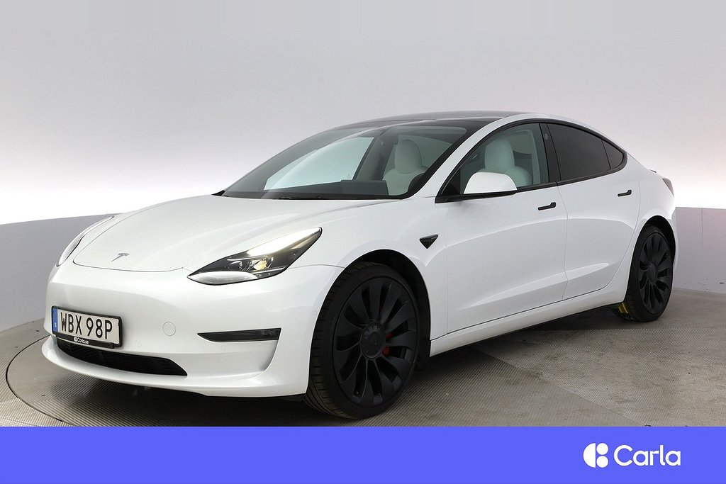 Tesla Model 3 Performance AWD Refresh AP Pano V-Hjul 5,99 %