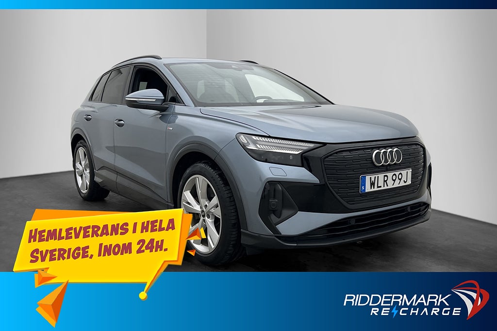 Audi Q4 40 e-tron S-Line Dragkrok HUD Kamera Matrix MOMS