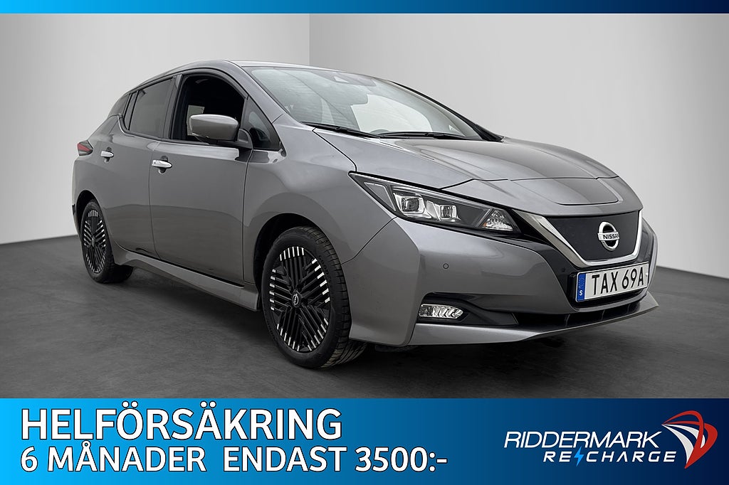 Nissan Leaf 40 kWh N-CONNECTA 360° CarPlay Rattvärme Navi