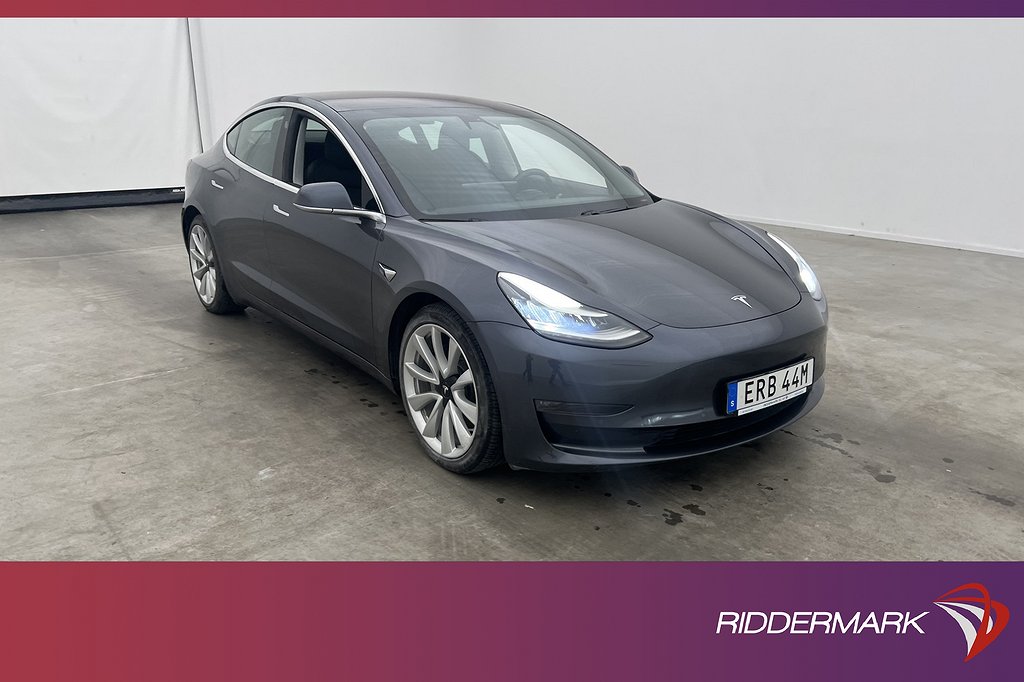 Tesla Model 3 Long Range AWD Svensksåld 1 Brukare FSD