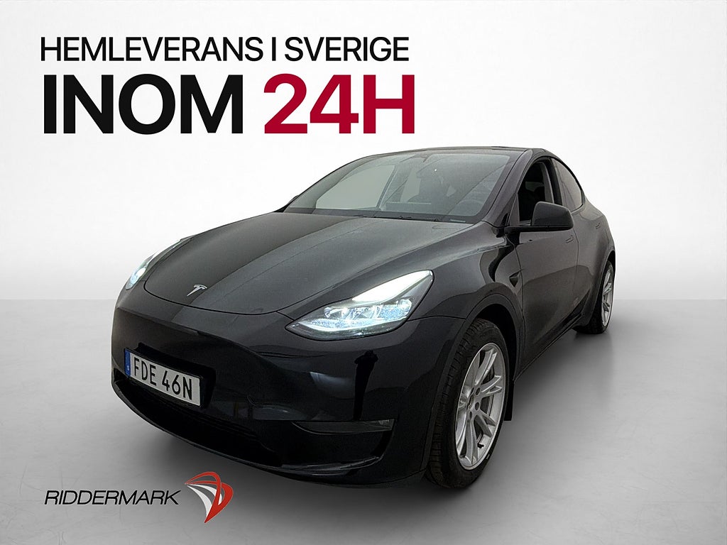 Tesla Model Y Long Range AWD Värmepump Rattvärme Drag MOMS