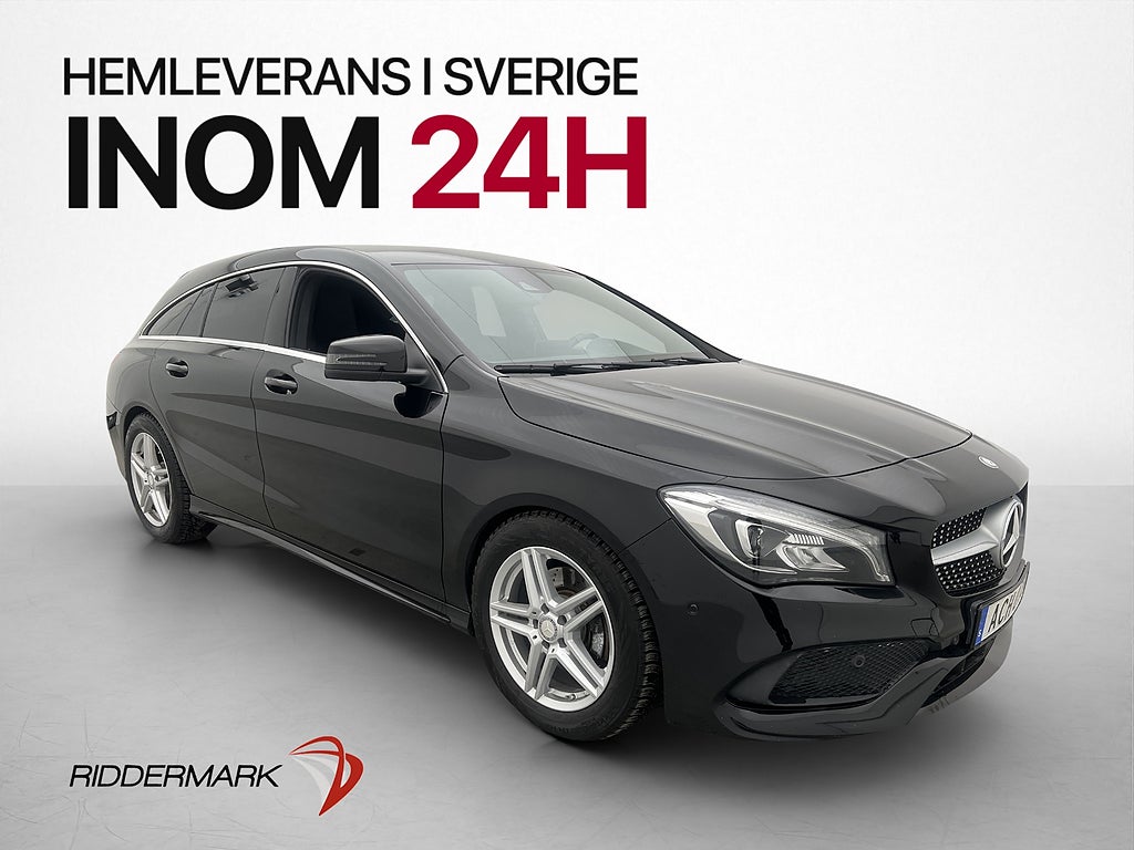 Mercedes-Benz CLA 220 d 177hk AMG M/K-Värmare Kamera Skinn