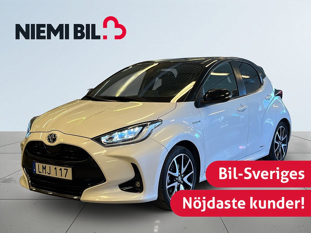 Toyota Yaris Hybrid Style 1 Ägare/Kamera/MoK-Värm/JBL-Ljud/S&V-Hjul