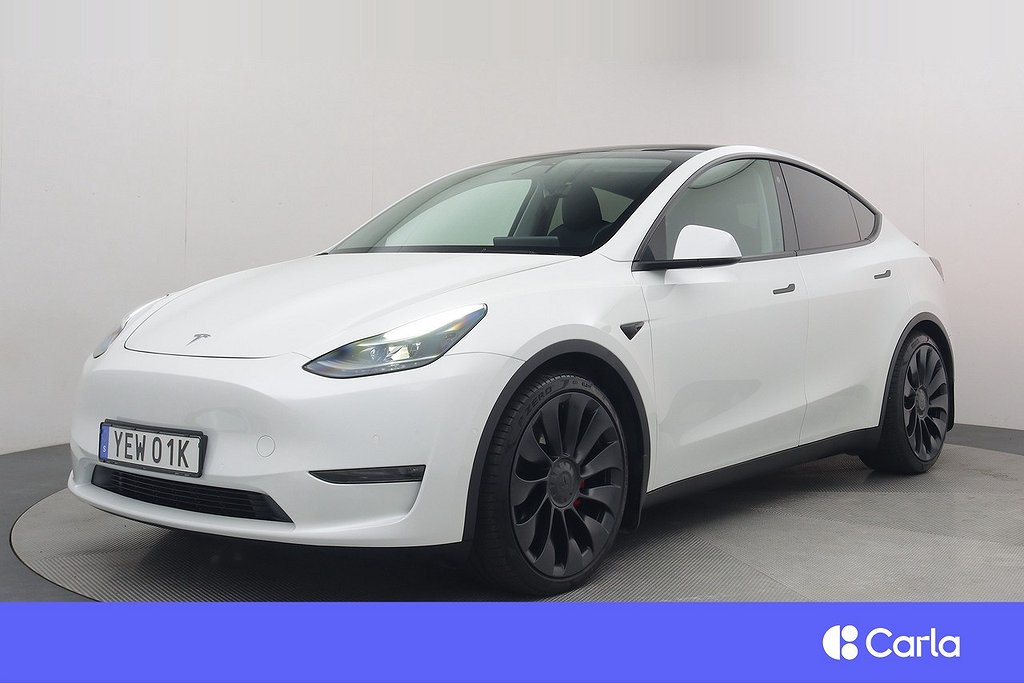 Tesla Model Y Performance AWD Autopilot Pano Drag V-hjul