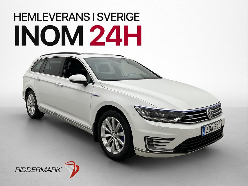 Volkswagen Passat GTE 1.4 TSI Drag Värmare Pano Cockpit 360°