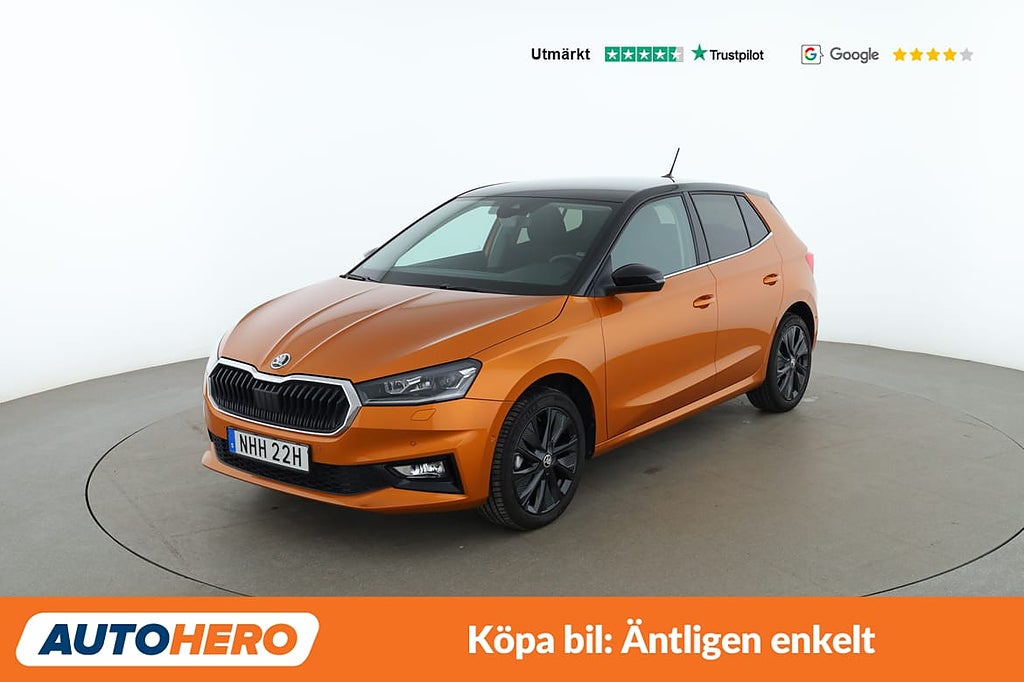 Skoda Fabia 1.0 TSI Style / CarPlay, Backkamera, Rattvärme