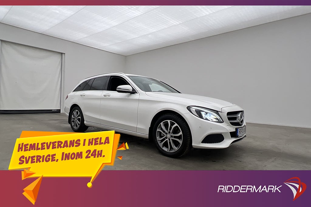 Mercedes-Benz C 220 d 4M 170hk Avantgarde Sensorer Dragkrok