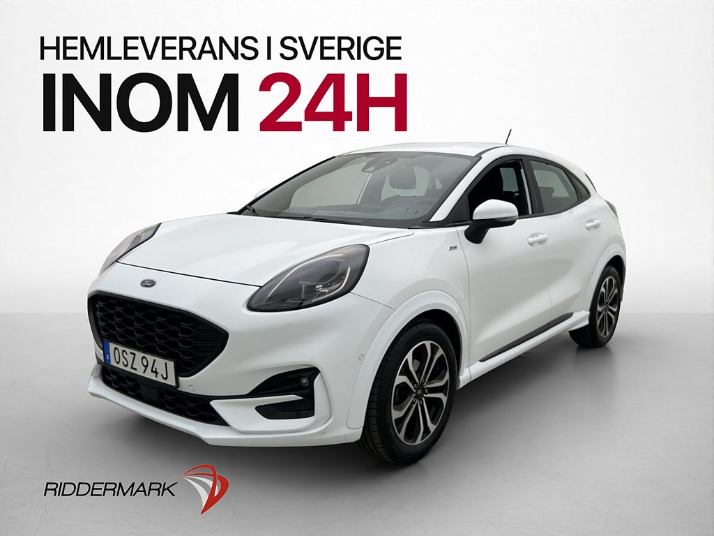 Ford Puma 1.0 EcoBoost 125hk ST-Line Kamera Navi Adaptiv