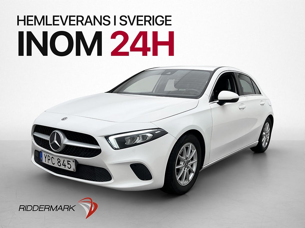 Mercedes-Benz A 200 163hk Kamera Farthållare Halvskinn