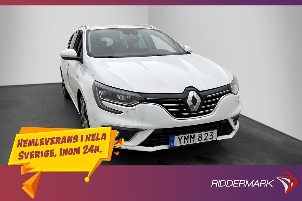 Renault Mégane Sport Tourer 1.2 TCe 132hk Kamera Halvskinn