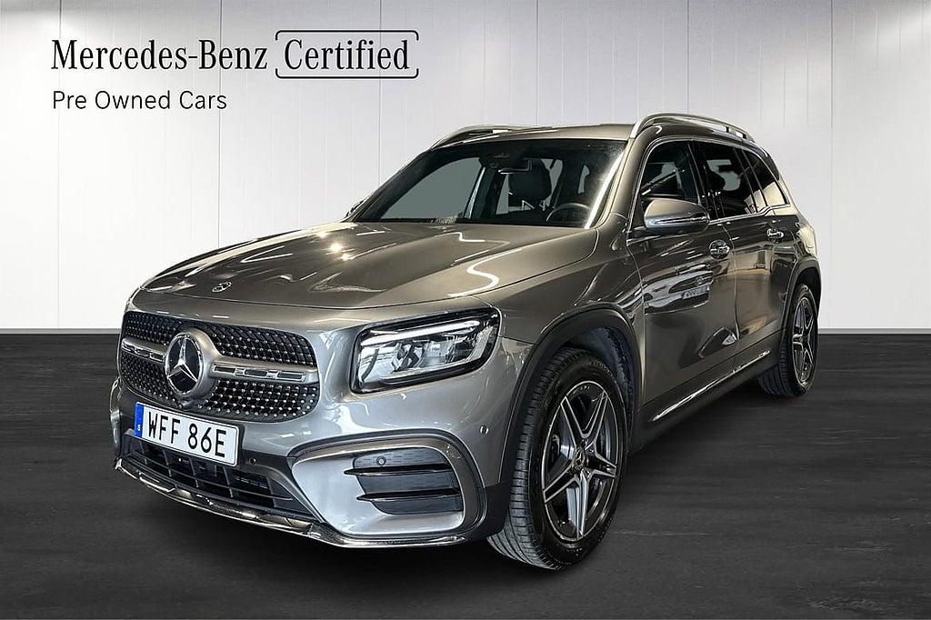 Mercedes-Benz GLB 200 AMG 7-sits Värmare Dragkrok Distronic Navi Moms