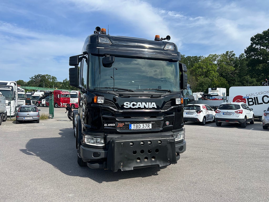 Scania G450 6x2*4 XT Lastväxlare, Fullt Plogutrustad