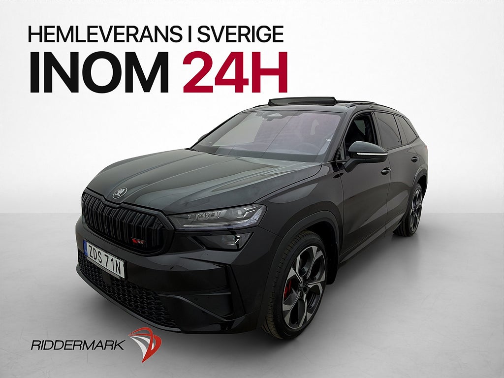 Skoda Kodiaq RS 2.0 265hk 4x4 7-Sits Pano Canton HUD 360°