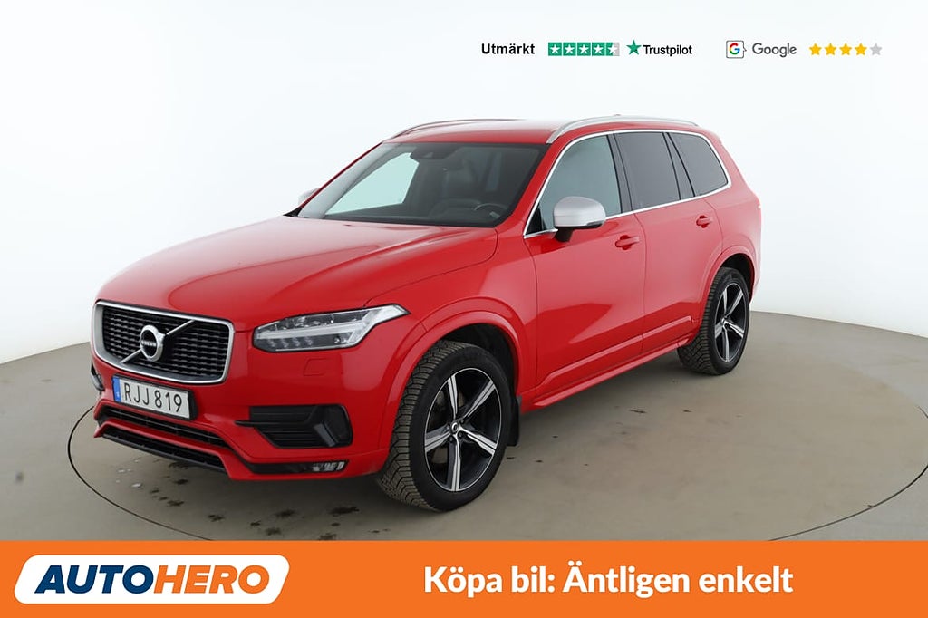 Volvo XC90 7 Säten D5 R-Design AWD / VOC, BLIS, Värmare