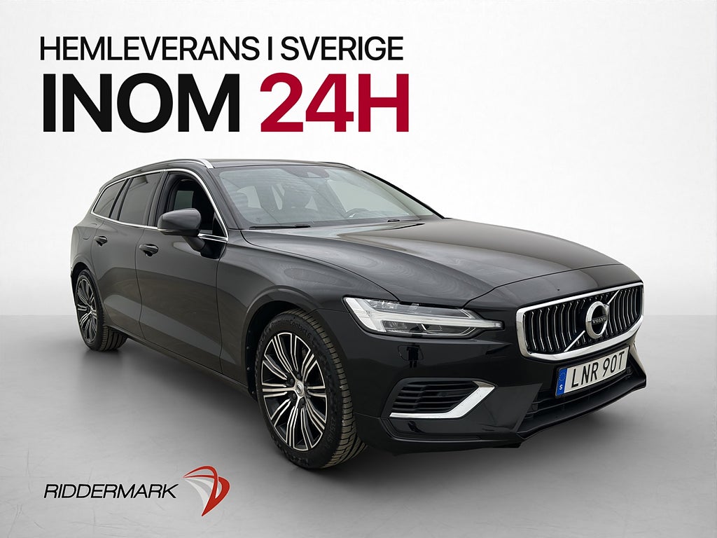Volvo V60 Recharge T6 AWD 340hk Värmare VOC Kamera CarPlay