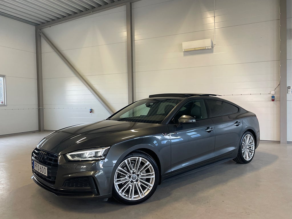 Audi A5 Sportback 2.0 TDI quattro Taklucka S Line 2-Ägare