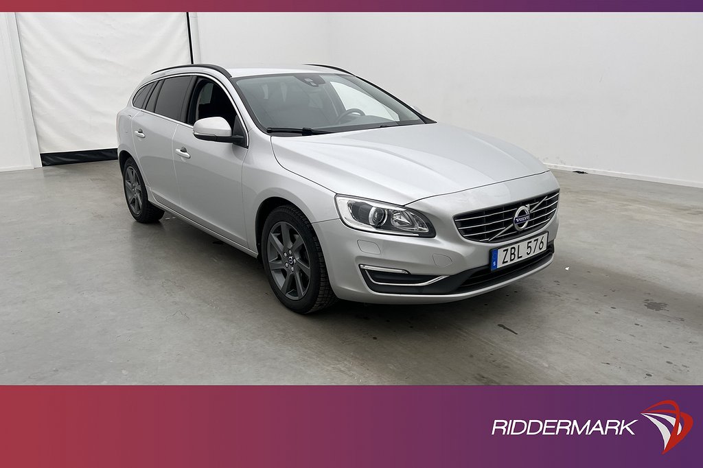 Volvo V60 D4 190hk Momentum VOC Värm Rattvärme Halvskinn