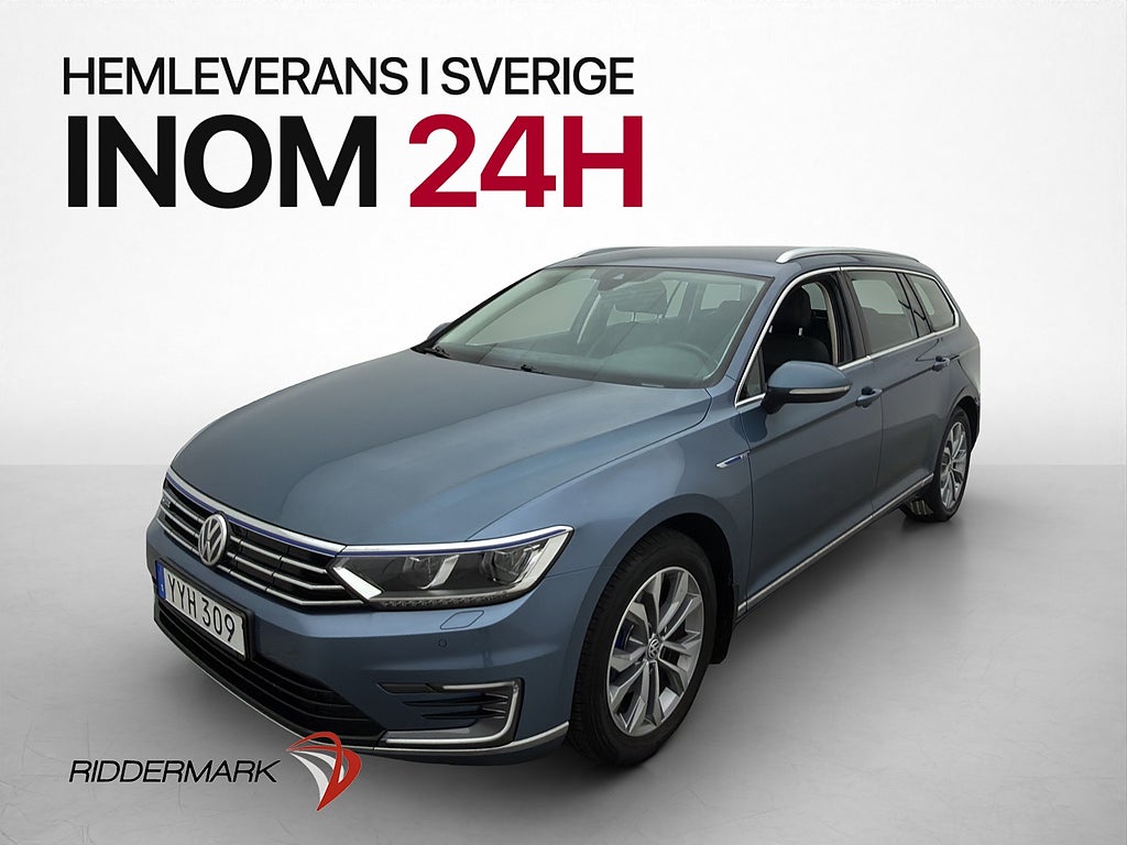 Volkswagen Passat 218hk GTE CarPlay Förbr-0,17l/mil ISOFIX