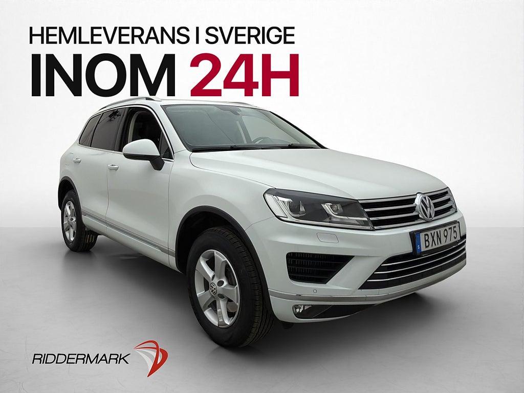 Volkswagen Touareg V6 TDI 4M Pano Värmare Skinn Kamera Drag