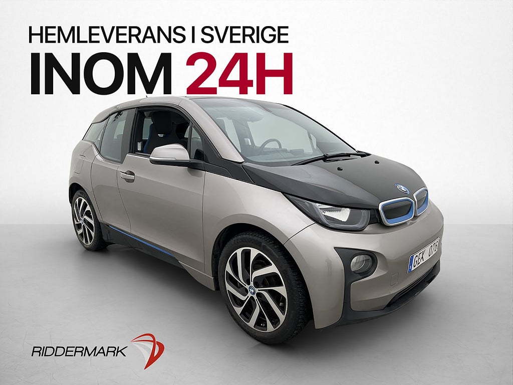 BMW i3 60 Ah 170hk Comfort Värmepump H/K Navi Bluetooth