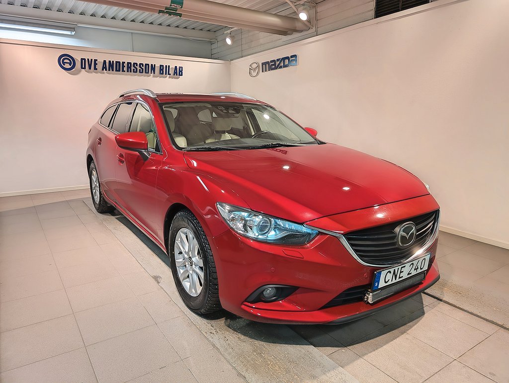 Mazda 6 Wagon 2.2 Skyactiv-D Optimum (175) LED|BOSE|Fullservad