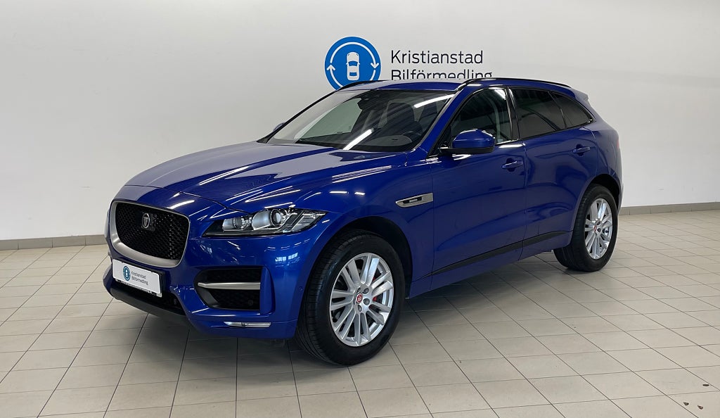 Jaguar F-Pace 25d AWD R-Sport, Dragkrok, Carplay, Läder