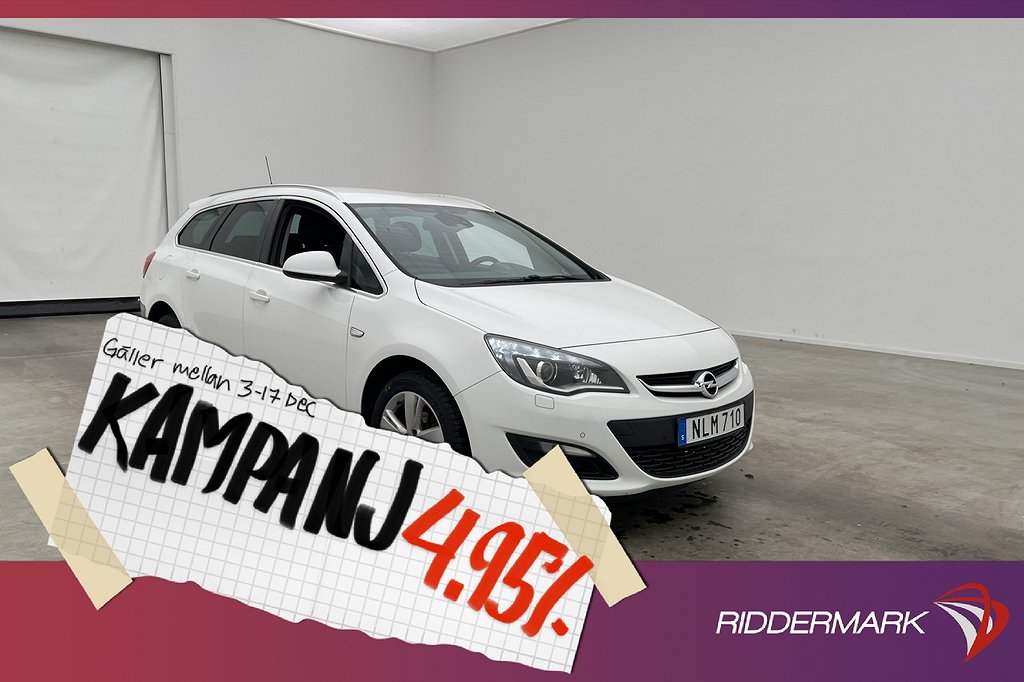 Opel Astra Sports Tourer 140hk Enjoy Sensorer 4,95% Ränta