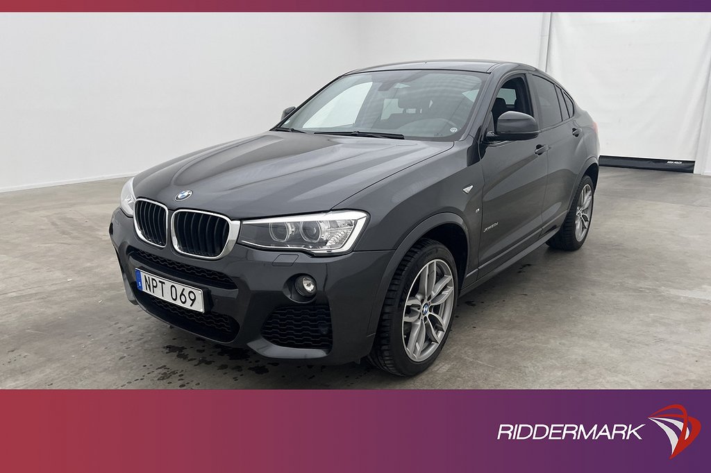 BMW X4 xDrive20d 190hk M Sport Värmare HiFi Kamera Navi Drag