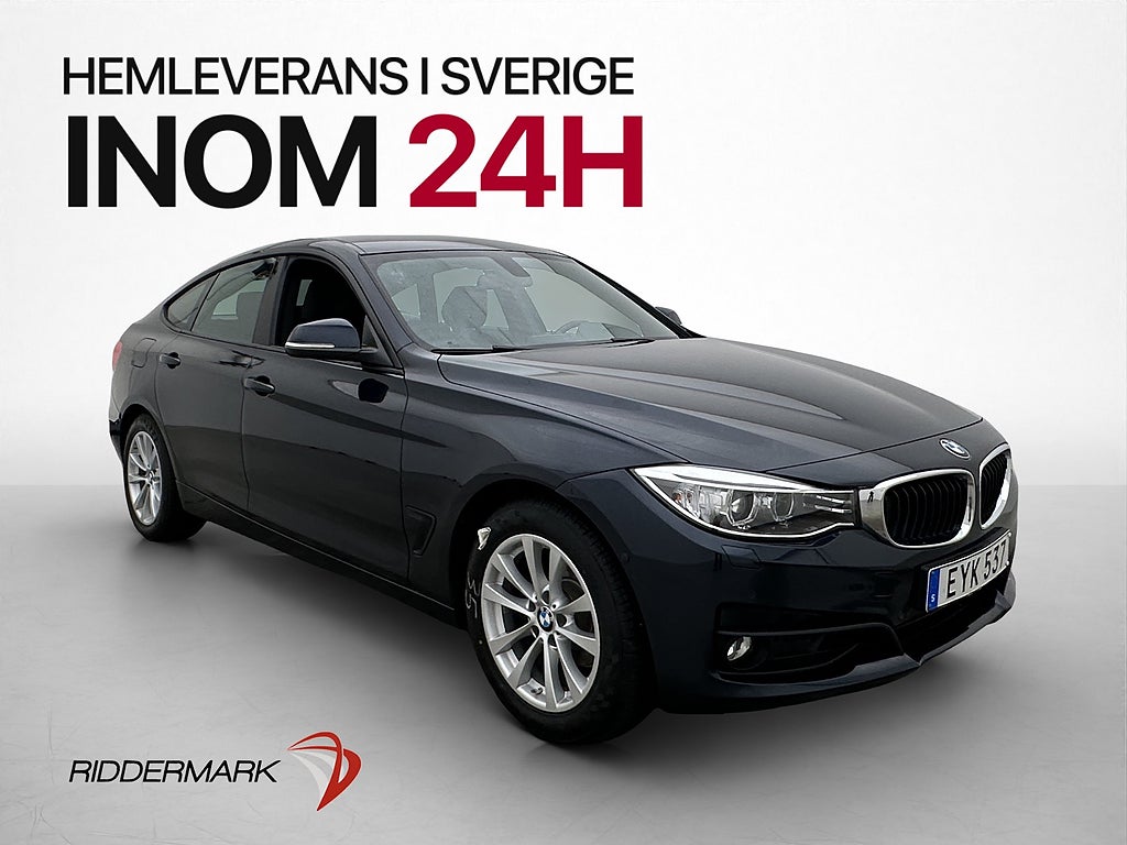 BMW 320 i xDrive 184hk GT Två-Brukare Sensorer Dragkrok