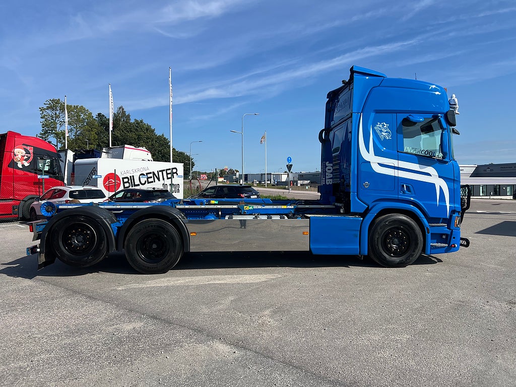 Scania R660 V8 6x2*4 Lastväxlare, ADR, Liftdumper, Euro 6